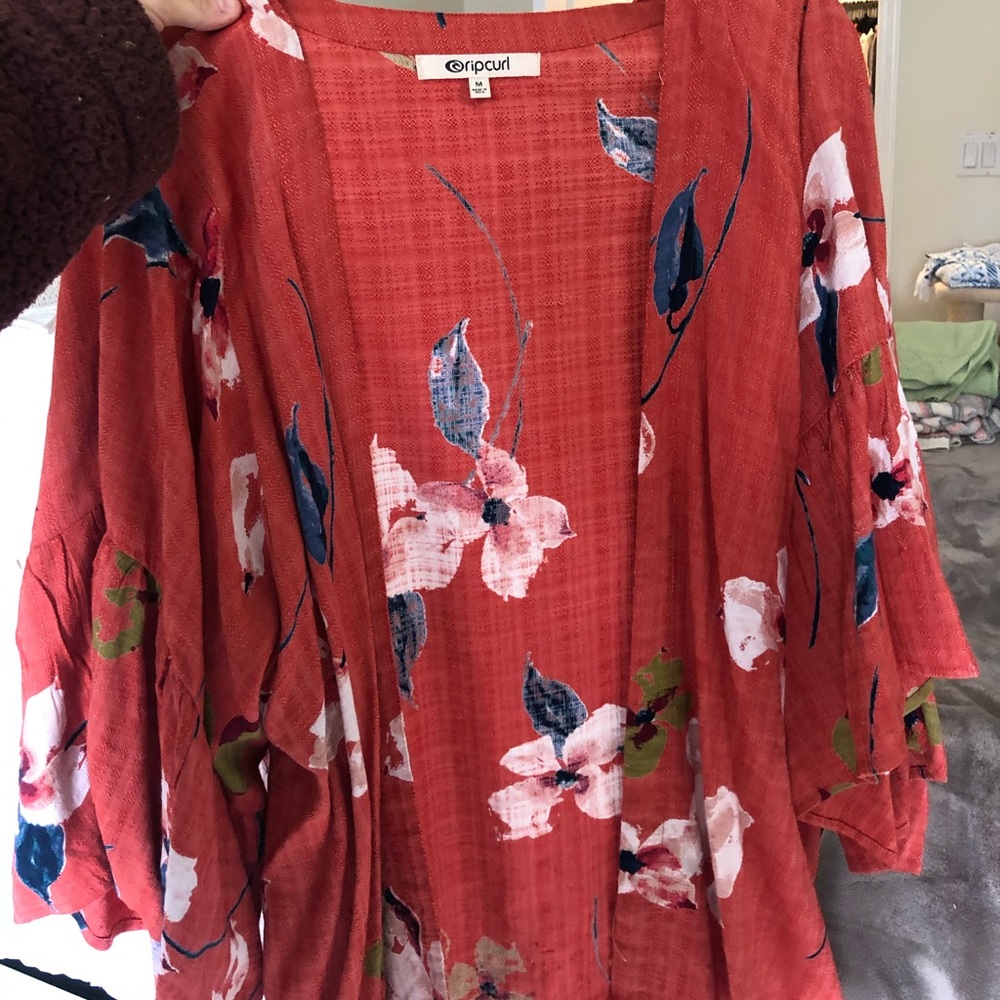 Rip curl flower kimono medium